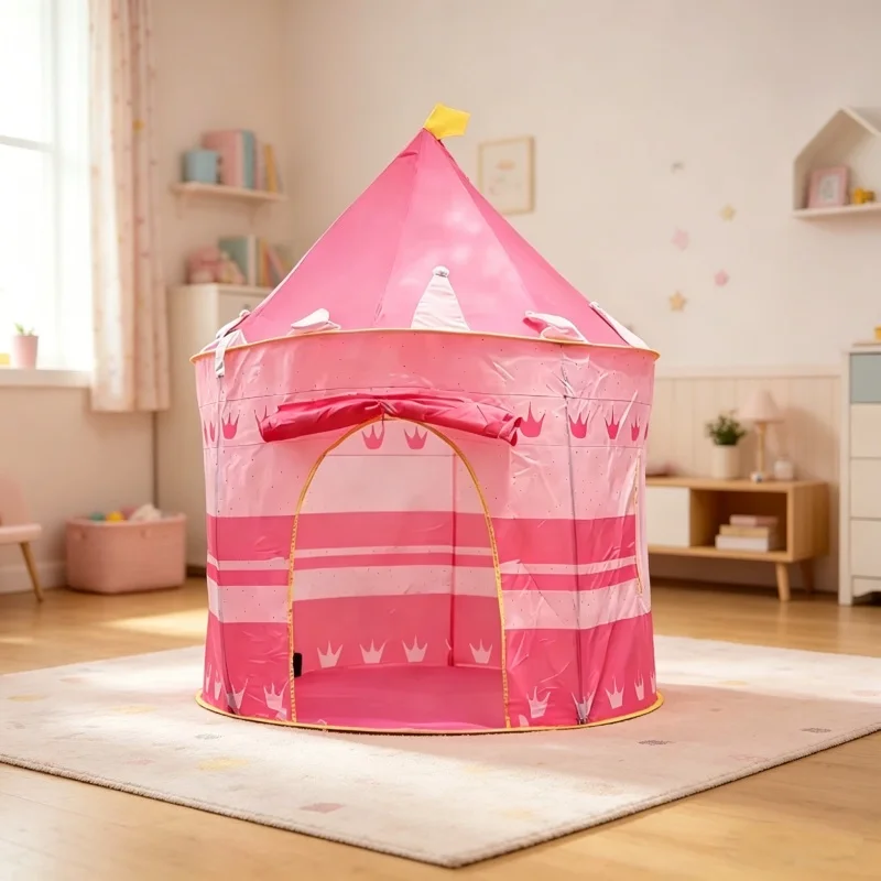 Kids Outdoor Teepee - Folding Kids Play House Camping Tents