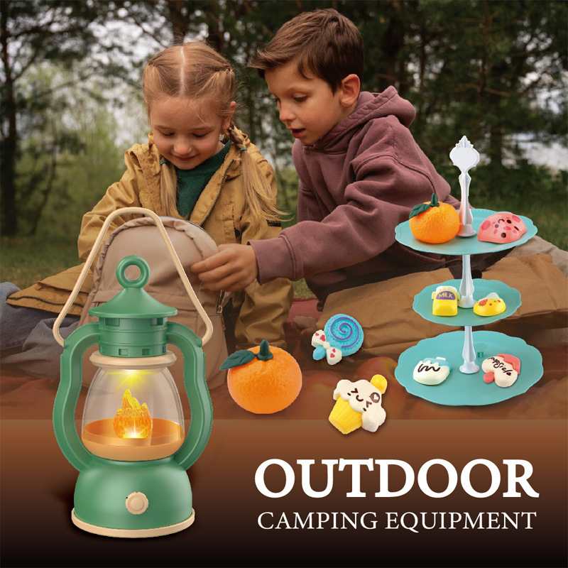 Play Kids Outdoor - Kids Camping Set Campfire Pretend Play