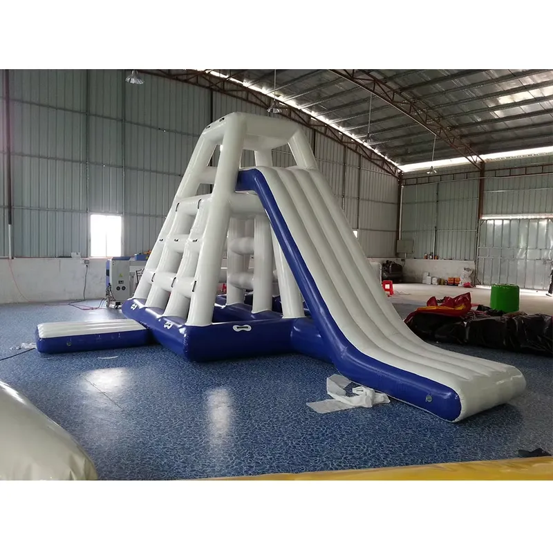 Kids Outdoor Water Park - Giant Inflatable Water Slide Floating Pool