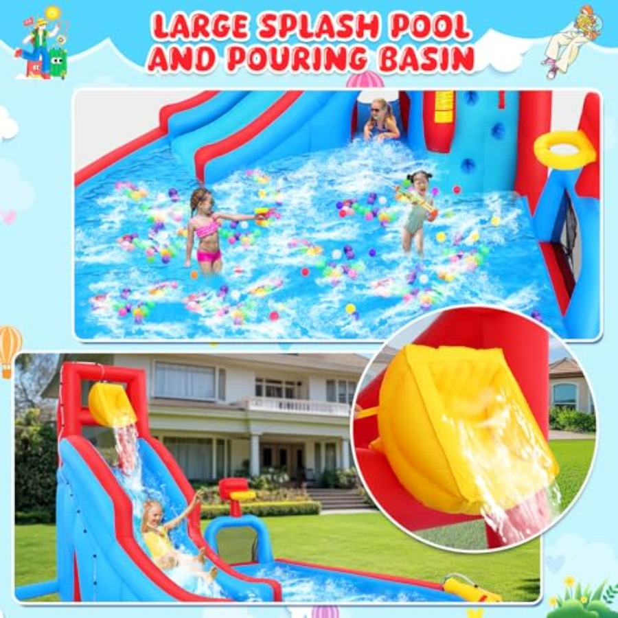 Backyard outdoor water slide i - огляд і ціна Kids Outdoor Water Park