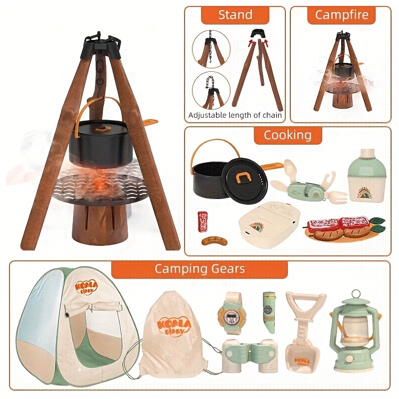 Kids Camping Set Toy Outdoor E - огляд і ціна Kids Outdoor Teepee