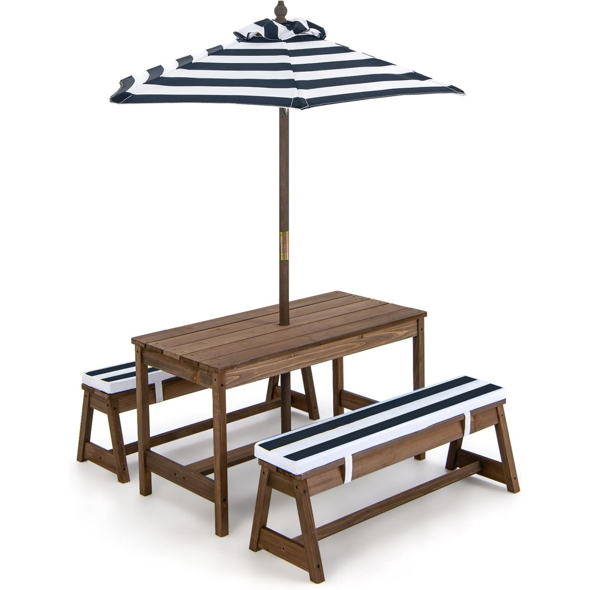 Kids Picnic Table with Umbrell - огляд і ціна Kids Outdoor Bench With Umbrella