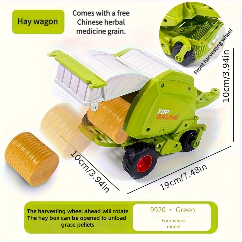 1:24 Inertial Farm Tractor wit - огляд і ціна Play Kids Outdoor