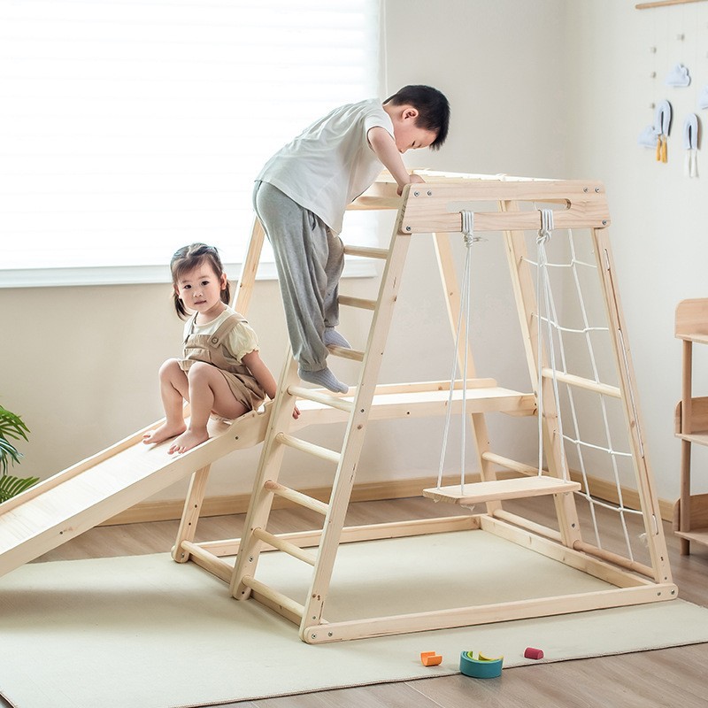 Jungle Gym Kids Outdoor Solid  - огляд і ціна Kids Outdoor Jungle Gym With Slide