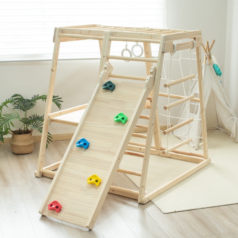 Jungle Gym Kids Outdoor Solid  - огляд і ціна Kids Outdoor Jungle Gym With Slide