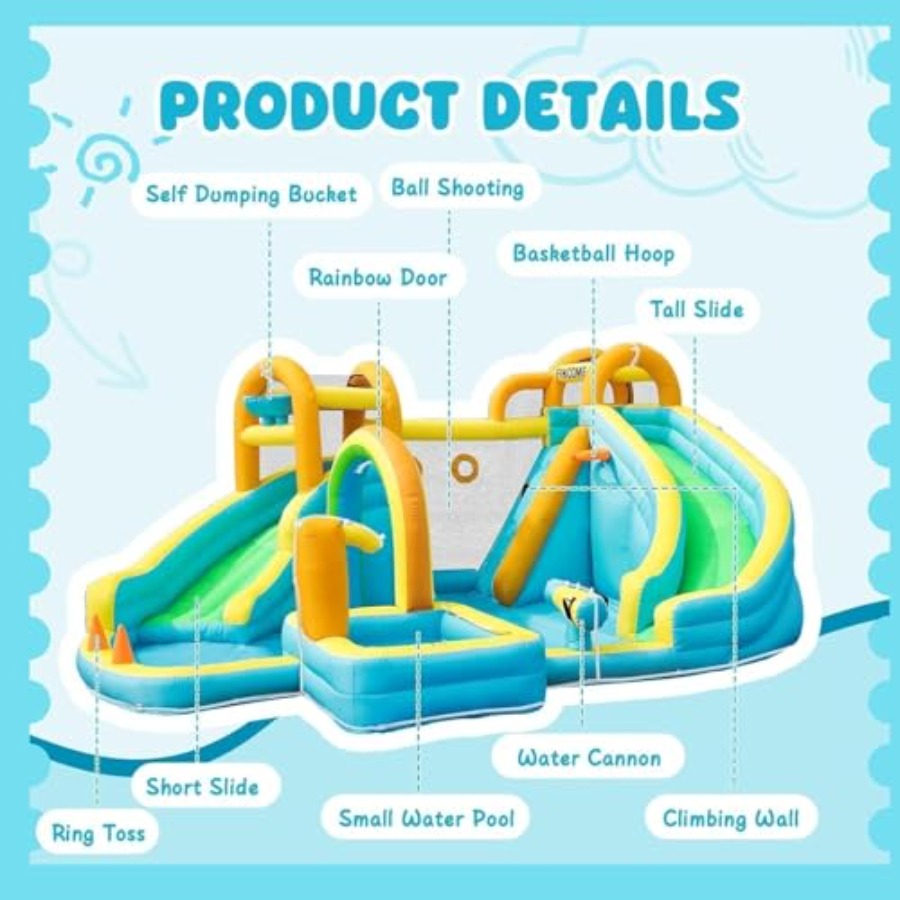 Backyard outdoor inflatable wa - огляд і ціна Kids Outdoor Water Park