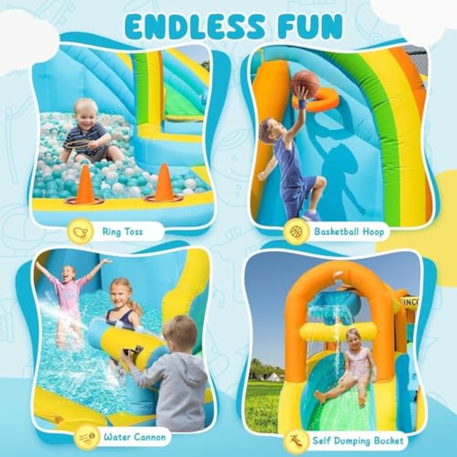 Backyard outdoor inflatable wa - огляд і ціна Kids Outdoor Water Park