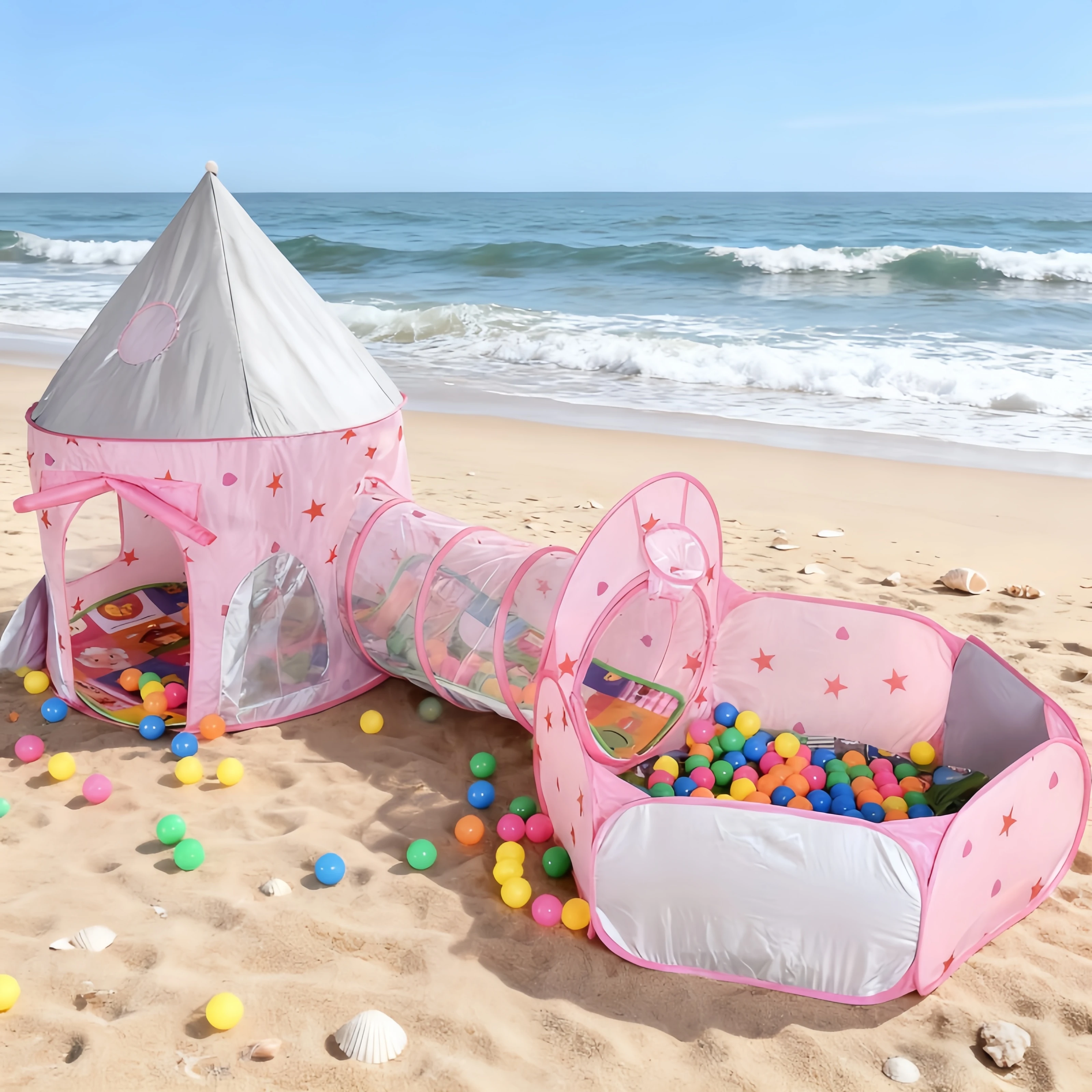 3 in 1 Kids Tent House Portabl - огляд і ціна Kids Outdoor Teepee