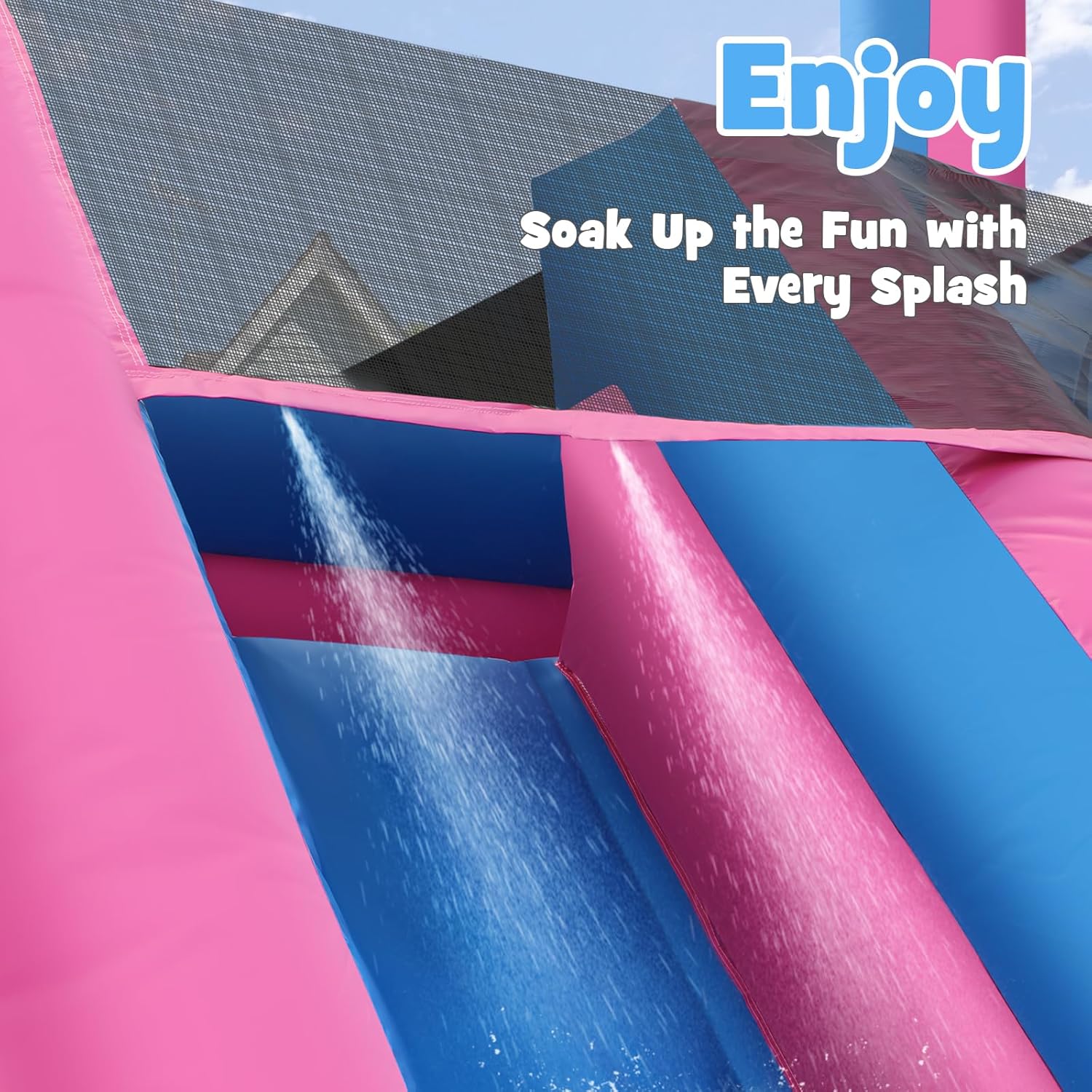 26.2 FT Heavy Duty Inflatable  - огляд і ціна Kids Outdoor Water Park