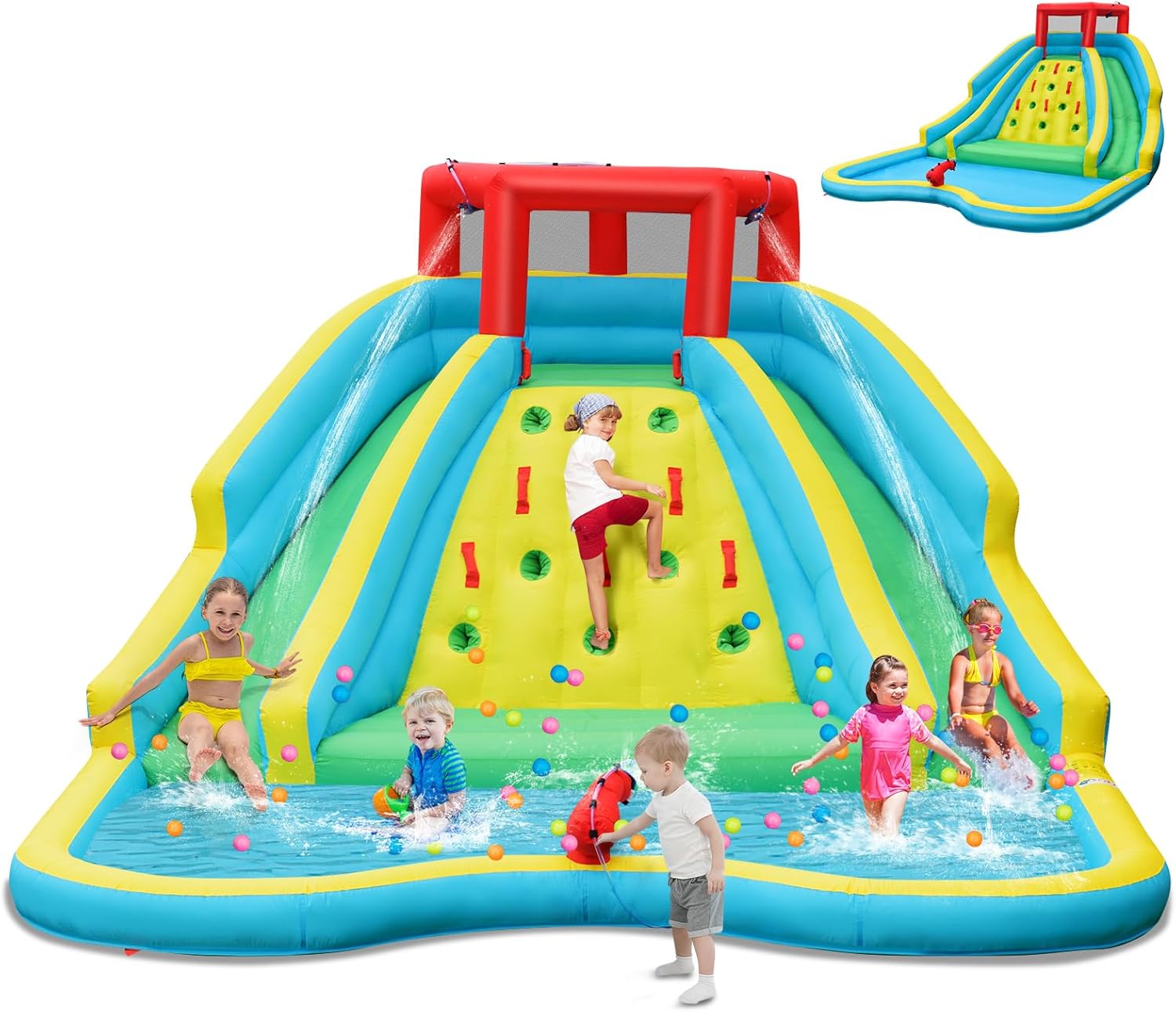 Giant Inflatable Water Slide f - огляд і ціна Kids Outdoor Water Park