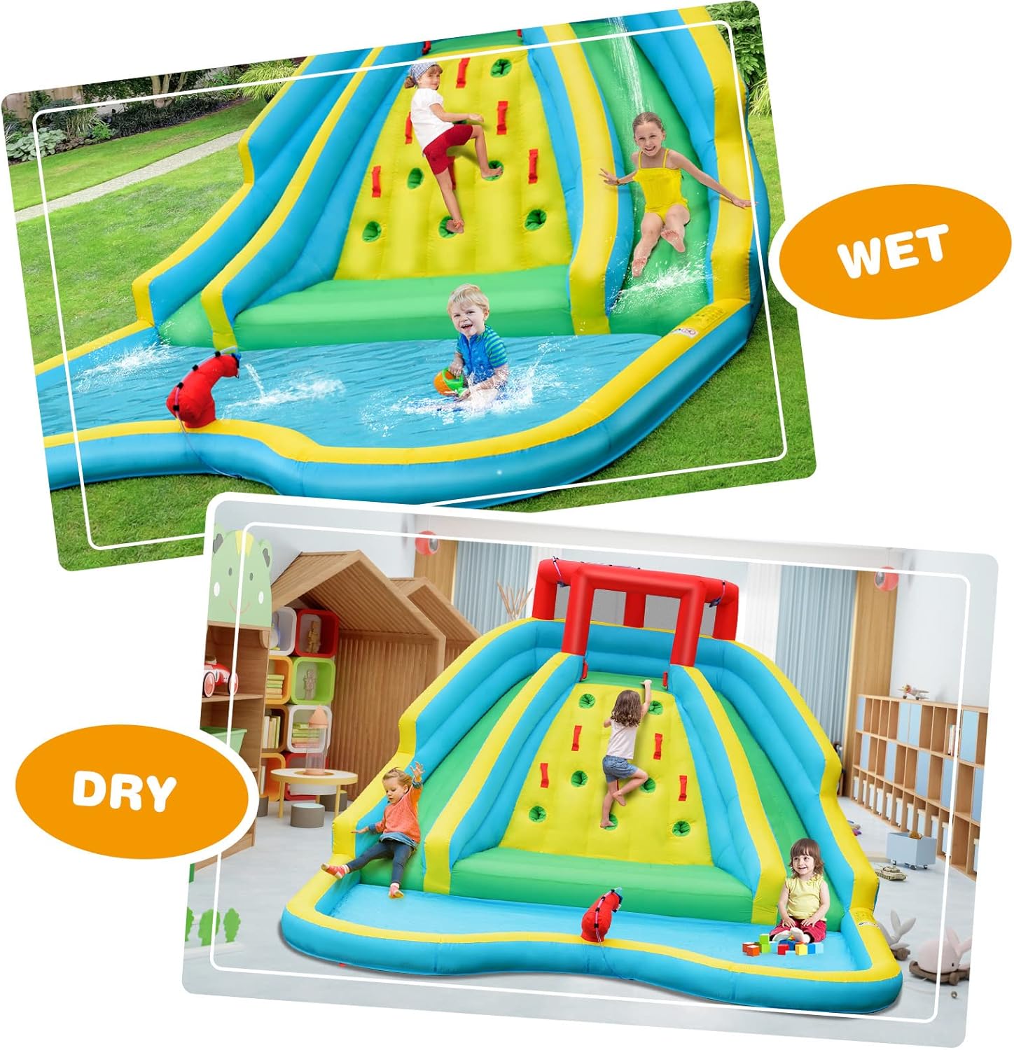 Giant Inflatable Water Slide f - огляд і ціна Kids Outdoor Water Park