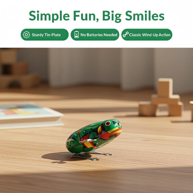 Vintage Tin Jumping Frog Toy 1 - огляд і ціна Kids Outdoor Jumping Toys