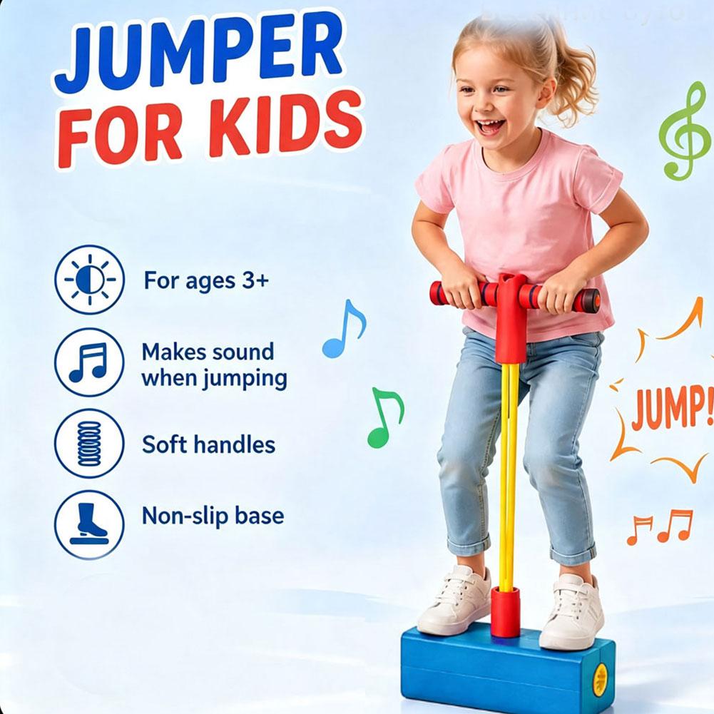 Frog Jump Foam Pogo Stick Kids - огляд і ціна Kids Outdoor Jumping Toys
