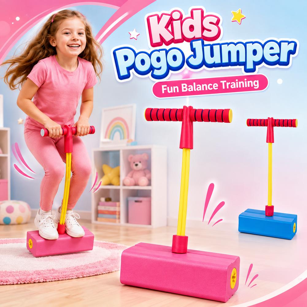 Frog Jump Foam Pogo Stick Kids - огляд і ціна Kids Outdoor Jumping Toys