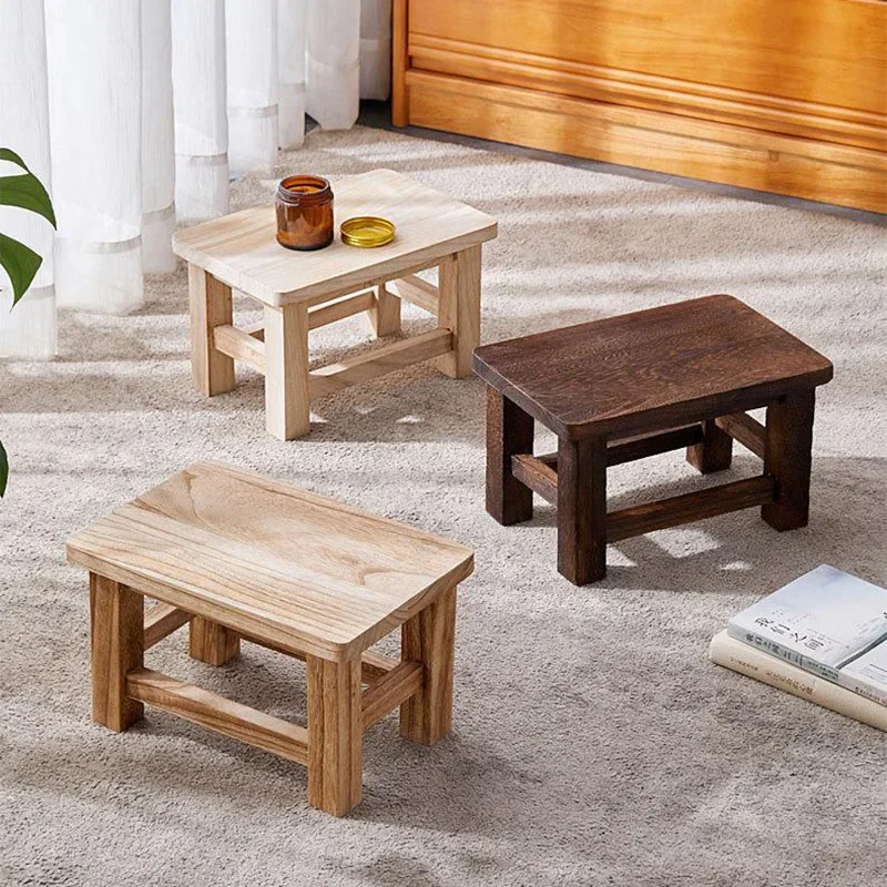 Solid Wood Stool Adult Shoe Ch - огляд і ціна Kids Outdoor Table And Chairs
