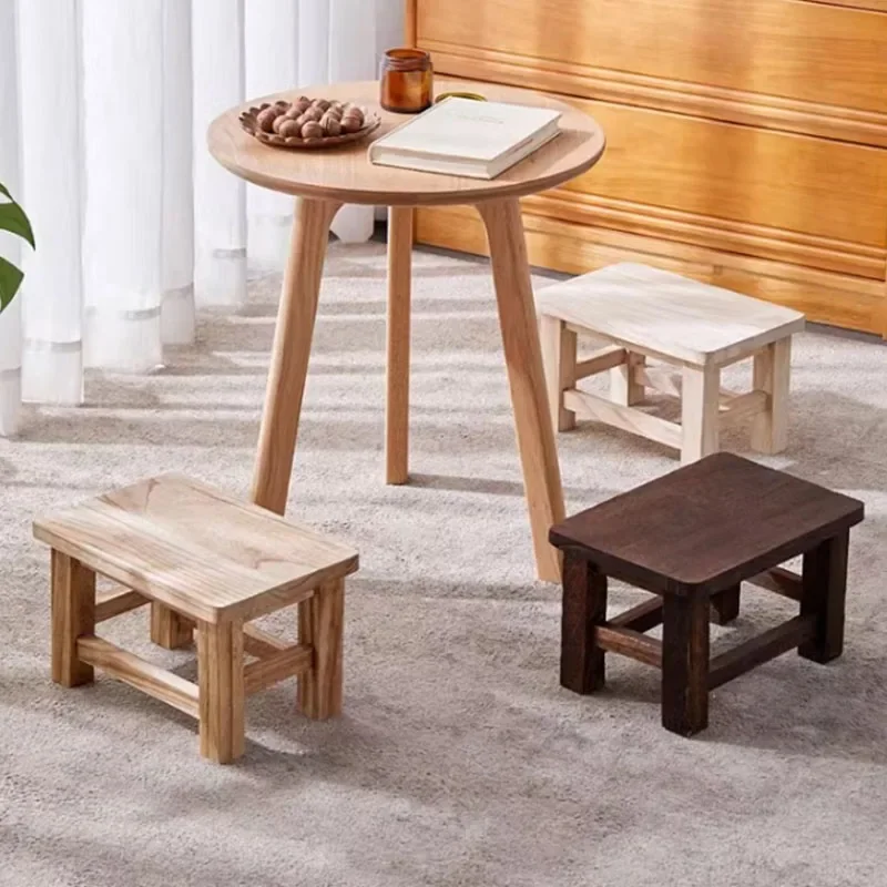 Solid Wood Stool Adult Shoe Ch - огляд і ціна Kids Outdoor Table And Chairs