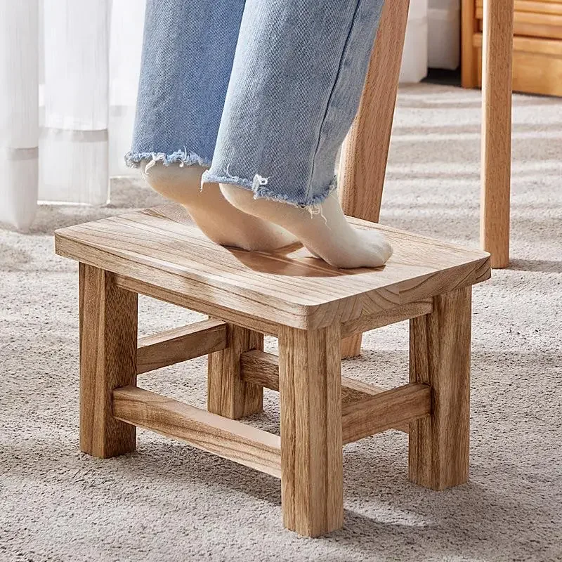 Solid Wood Stool Adult Shoe Ch - огляд і ціна Kids Outdoor Table And Chairs