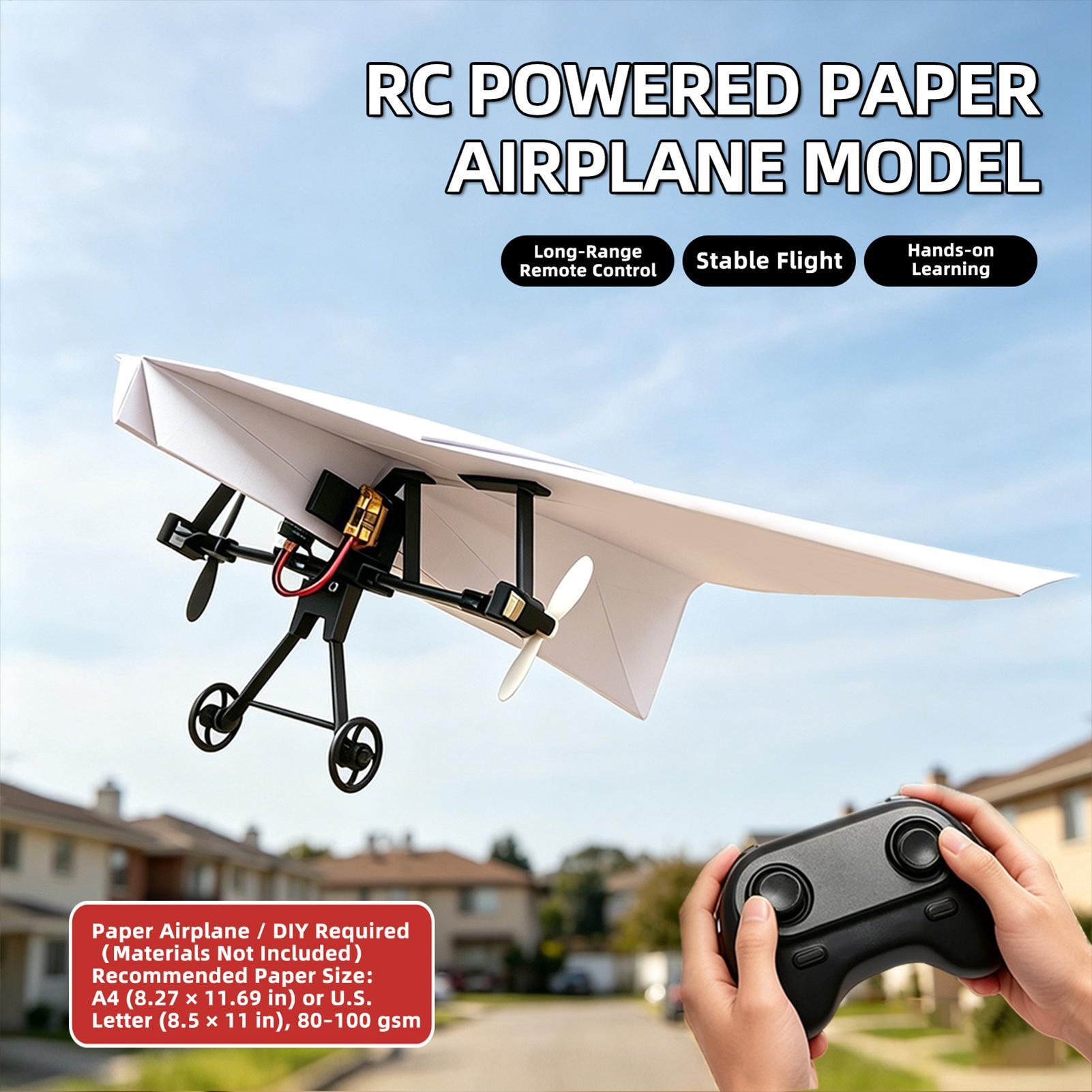 DIY RC Paper Airplane Kit Plan - огляд і ціна Kids Outdoor Exercise Equipment