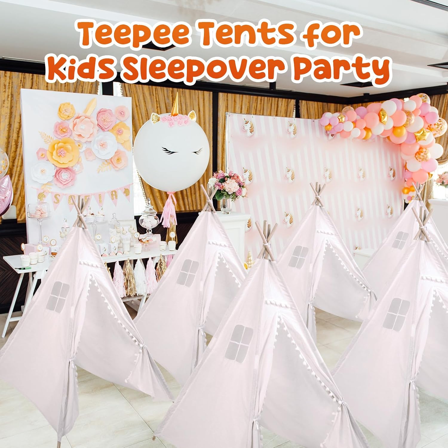 Windyun 6 Pcs Kids Teepee Tent - огляд і ціна Kids Outdoor Teepee