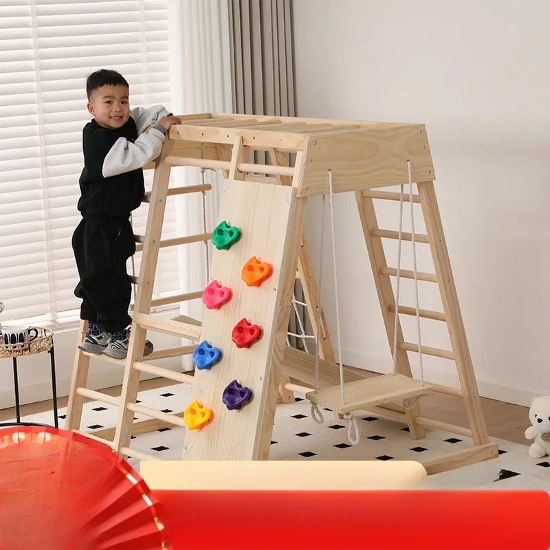JMZ Wooden Jungle Gym Slide Cl - огляд і ціна Kids Outdoor Jungle Gym With Slide