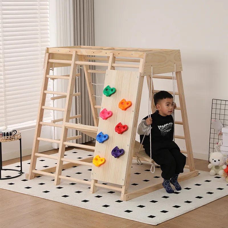 JMZ Wooden Jungle Gym Slide Cl - огляд і ціна Kids Outdoor Jungle Gym With Slide
