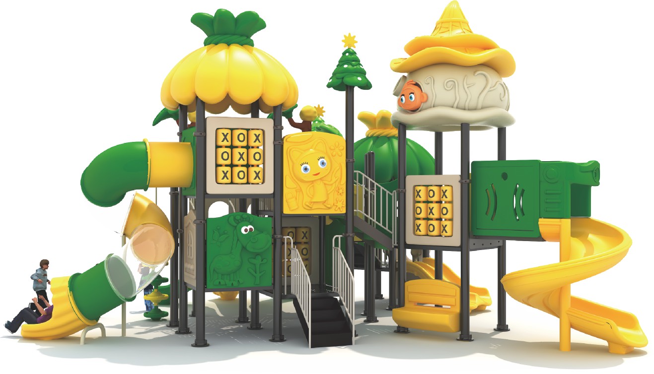 Forest Theme Garden Outdoor Pl - огляд і ціна Kids Outdoor Jungle Gym With Slide