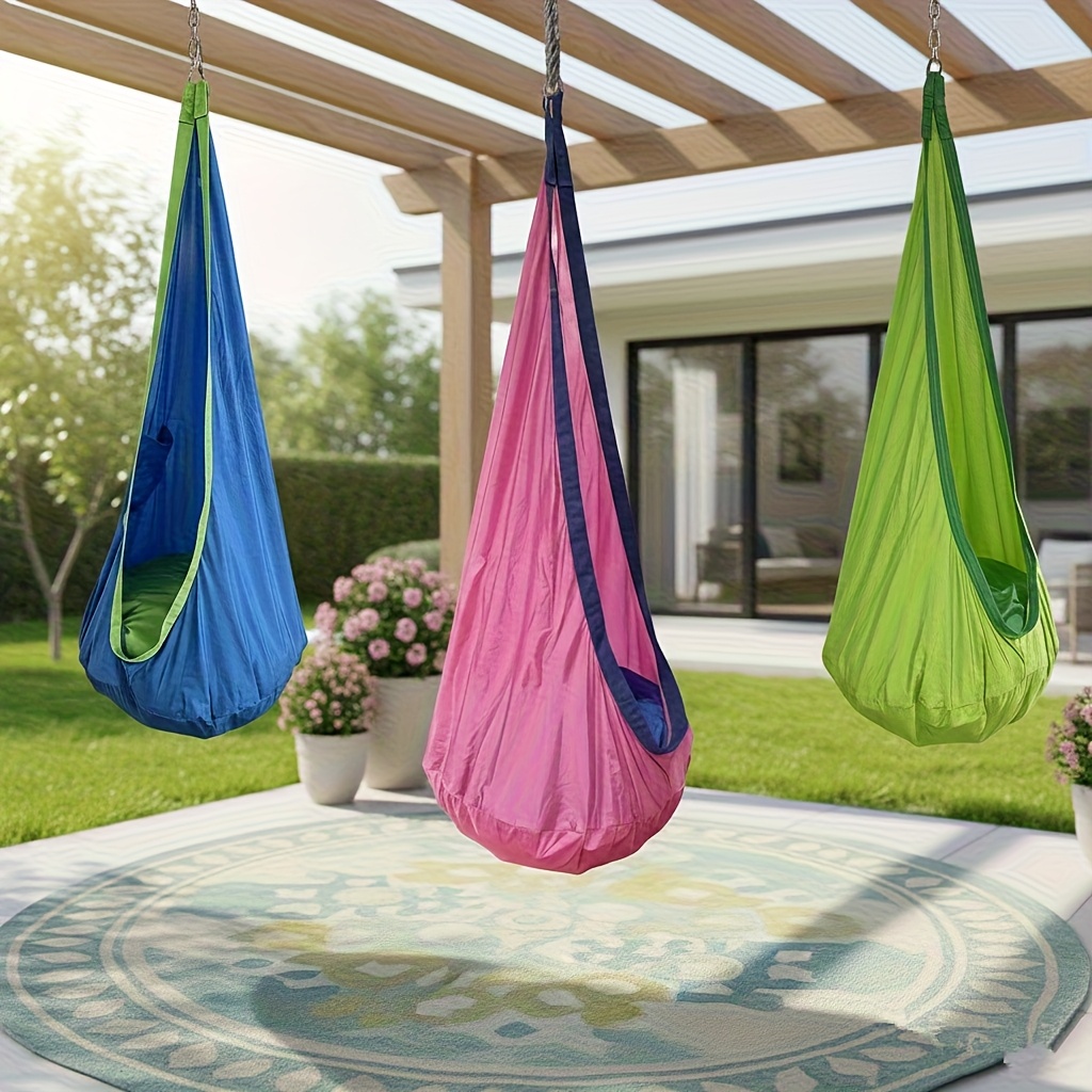 Hammock Swing Chair With Infla - огляд і ціна Kids Outdoor Table And Chairs